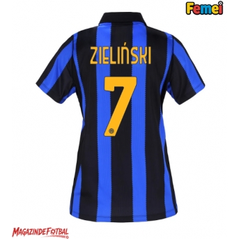 Inter Milan Piotr Zielinski #7 Tricou Fotbal Replică 2026-27 Femei Acasa